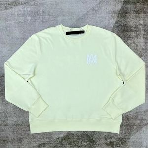Amiri classic cream crew neck sweatshirt